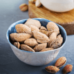 salted and roasted with shell Almonds